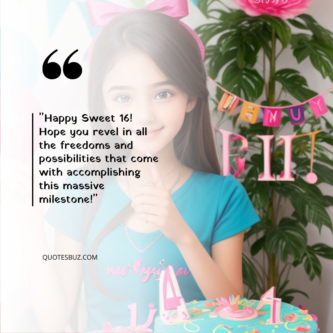 sweet 16 birthday wishes for girl-quotesbuz